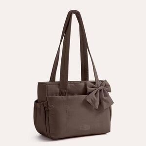 Brand New BAGSMART Crush Everyday Tote - Puffy Laptop Bag (Umber)